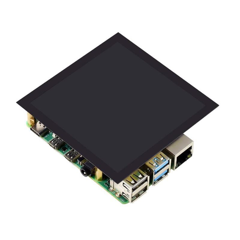 4" IPS Square Capacitive Touchscreen for Raspberry Pi (720x720) by Waveshare - The Pi Hut