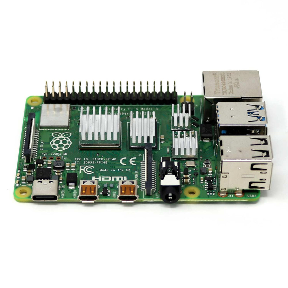 4-Piece Raspberry Pi 4 Heatsink Set by The Pi Hut - The Pi Hut