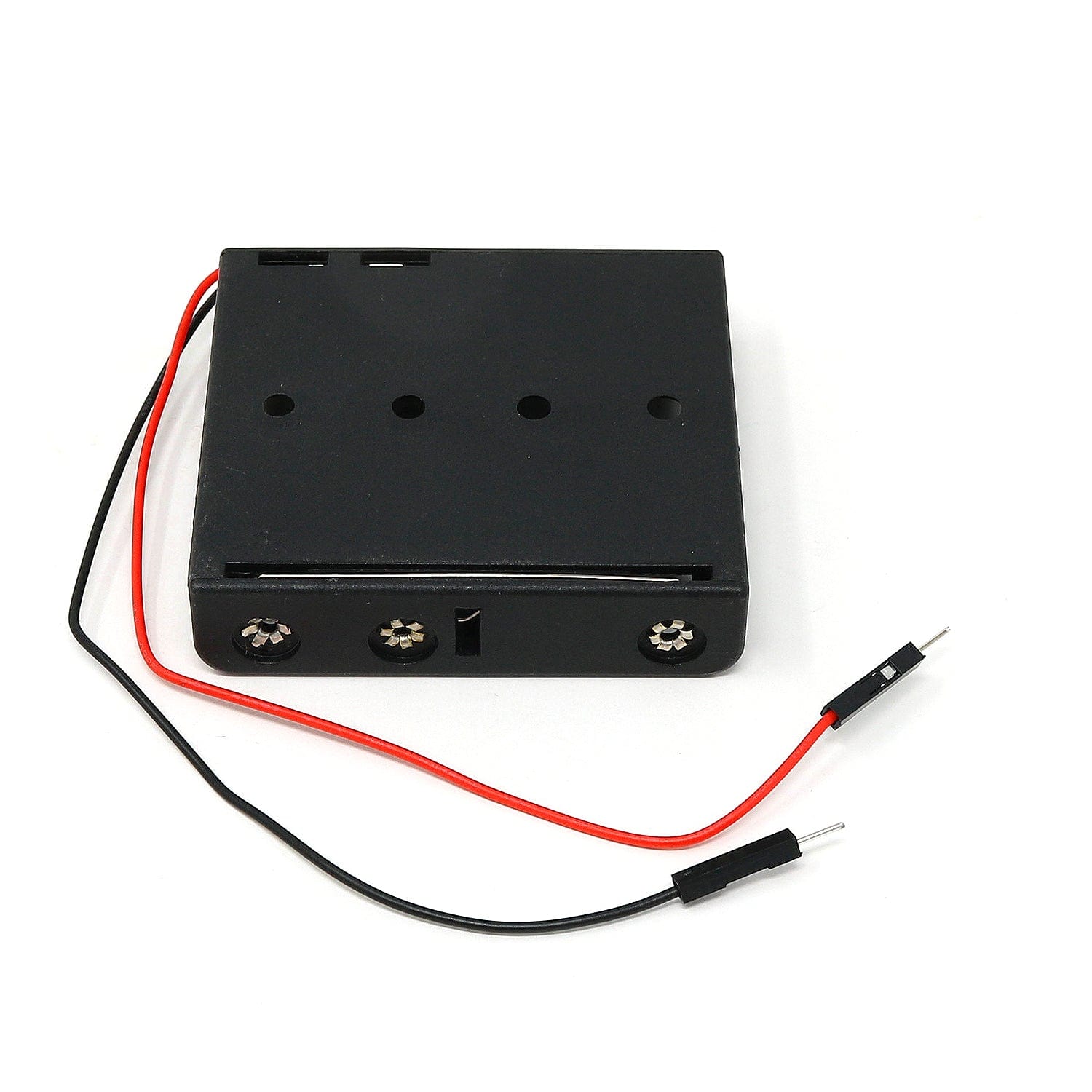 4 x AA Battery Holder with Premium Jumper Header Wires by The Pi Hut - The Pi Hut