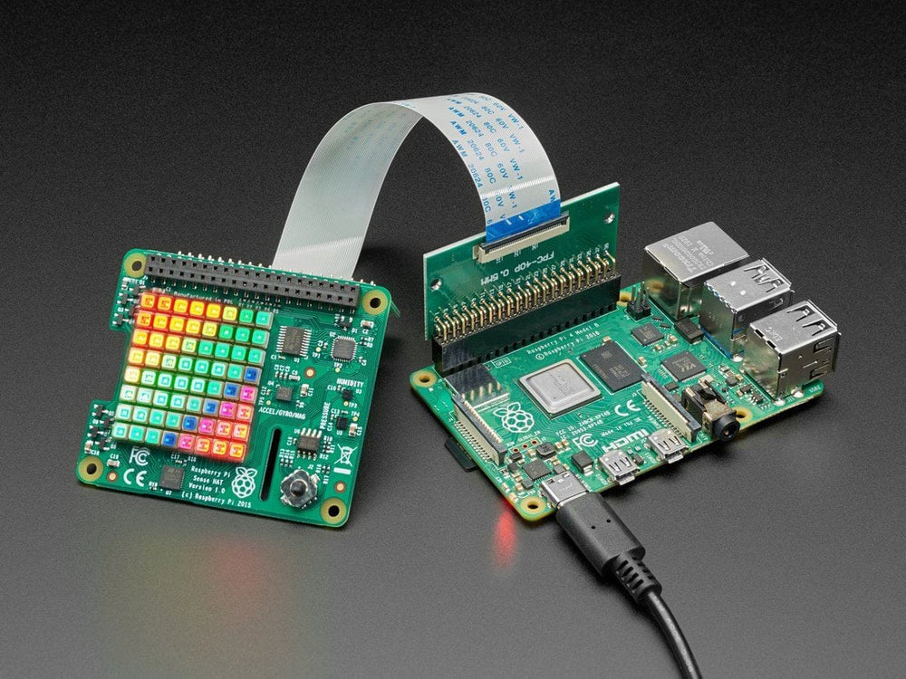 40-pin 0.5mm pitch FPC Flex Cable with A-B Connections (25cm long) by The Pi Hut - The Pi Hut