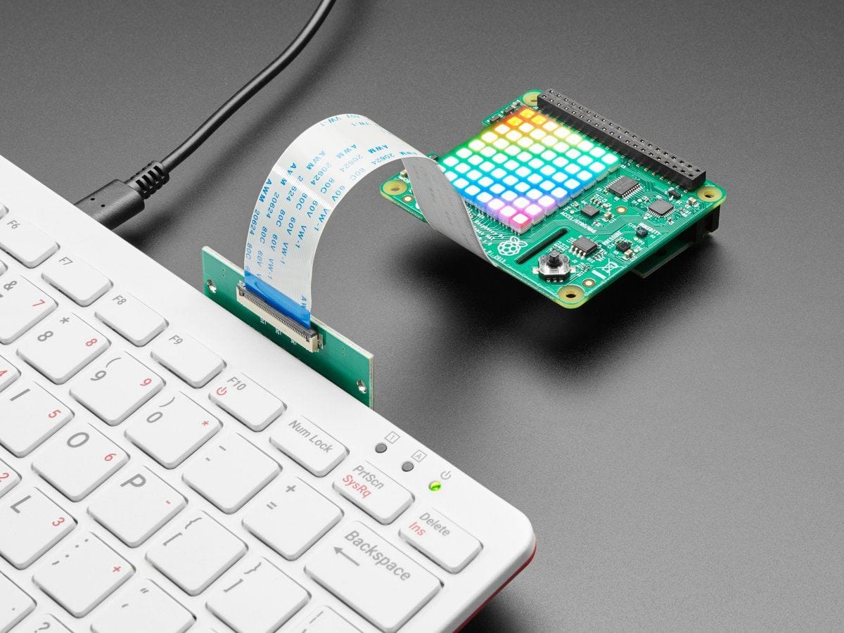 40-pin 0.5mm pitch FPC Flex Cable with A-B Connections (25cm long) by The Pi Hut - The Pi Hut