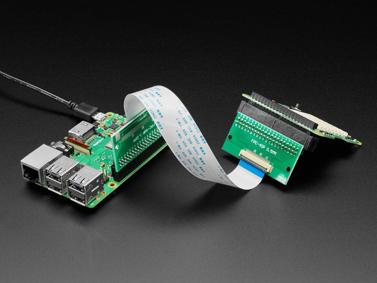 40-pin FPC to Right Angle 2x20 IDC Male Plug Header Adapter by The Pi Hut - The Pi Hut