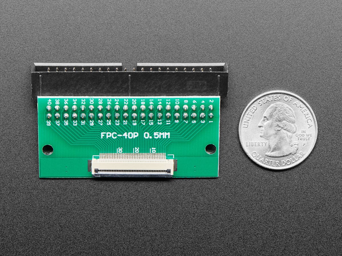40-pin FPC to Right Angle 2x20 IDC Male Plug Header Adapter by The Pi Hut - The Pi Hut