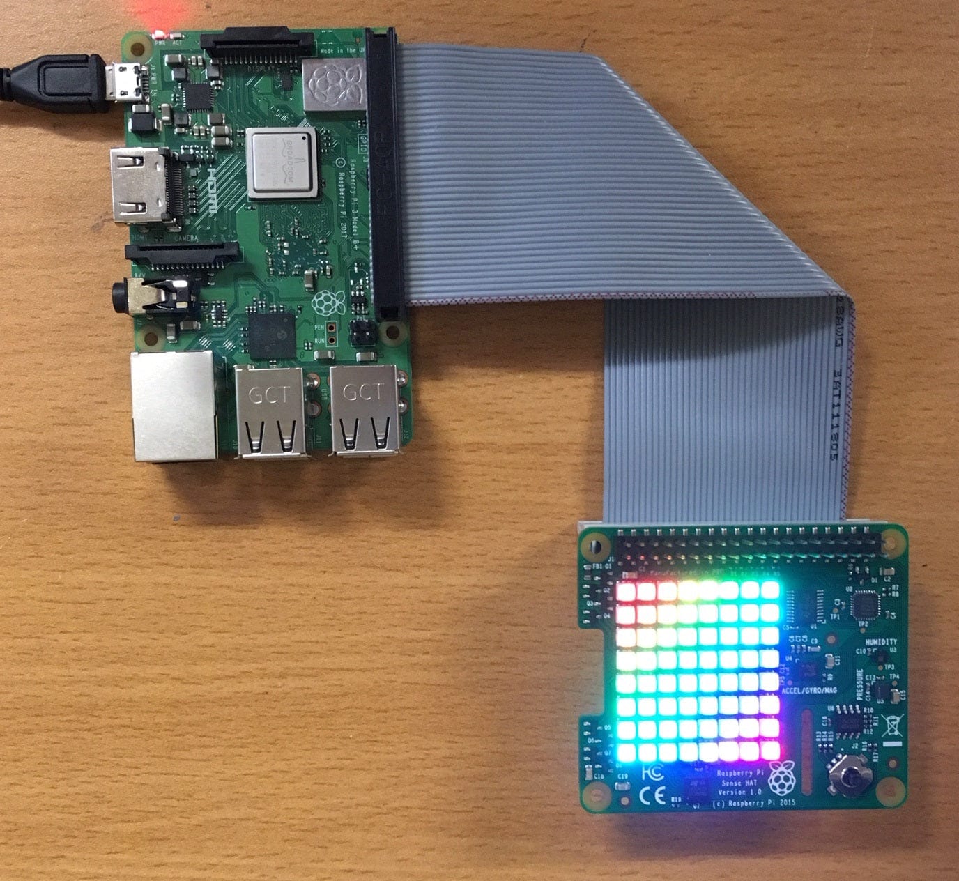 40-Pin GPIO Male to Female Ribbon Cable - 150mm by The Pi Hut - The Pi Hut