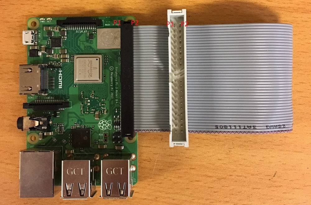 40-Pin GPIO Male to Female Ribbon Cable - 150mm by The Pi Hut - The Pi Hut