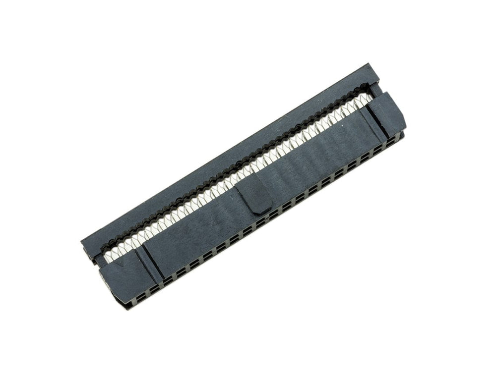 40-Pin Ribbon Cable Socket Connector - Black by The Pi Hut - The Pi Hut