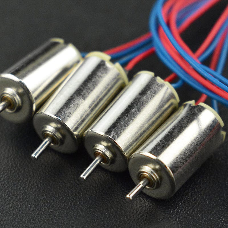 Coreless Micro Motor - 6 x 10mm (4-Pack) by DFRobot - The Pi Hut