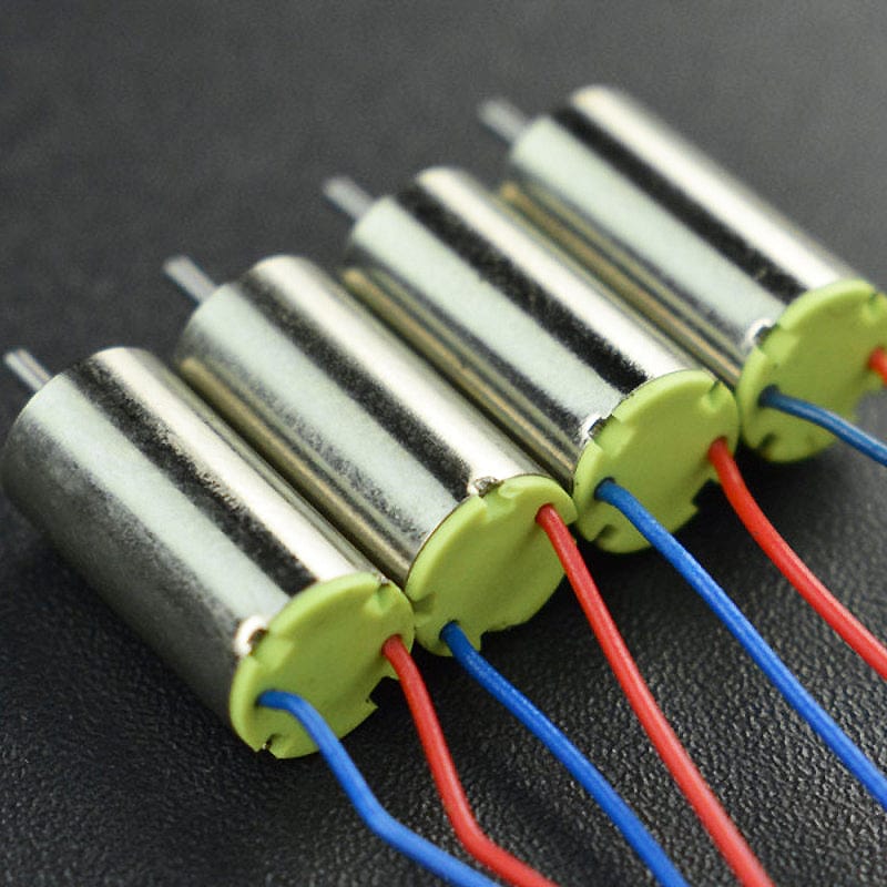 Coreless Micro Motor - 6 x 12mm (4-Pack) by DFRobot - The Pi Hut
