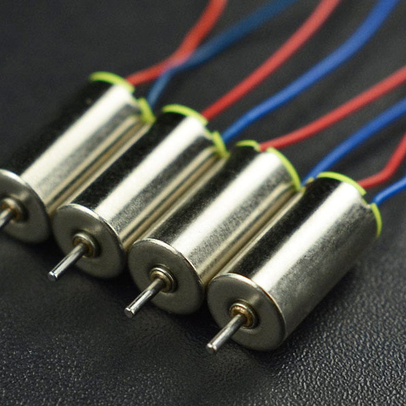 Coreless Micro Motor - 6 x 12mm (4-Pack) by DFRobot - The Pi Hut