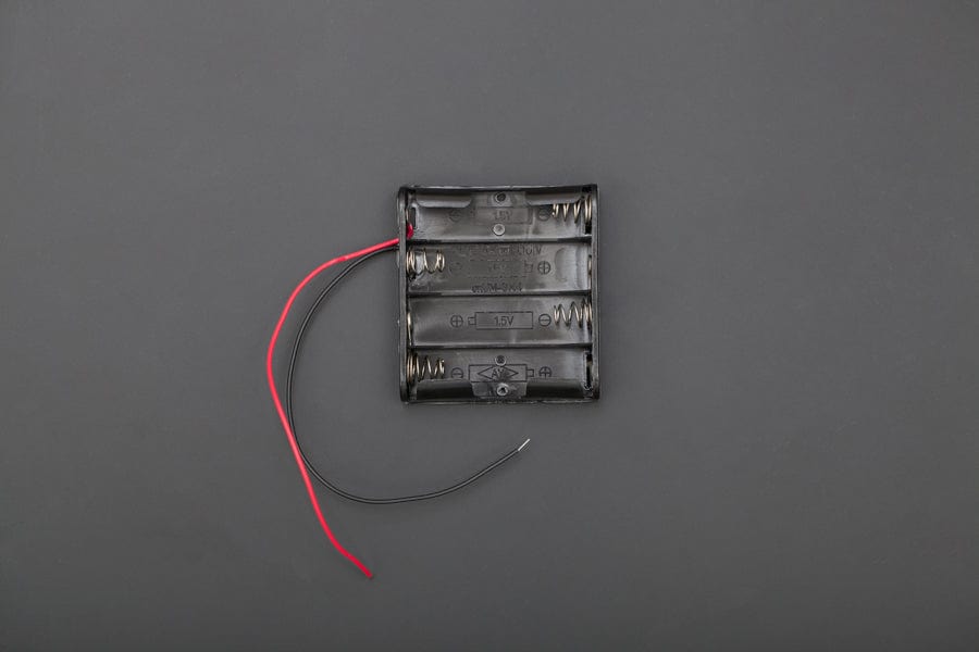 4xAA Battery Holder (Square) by DFRobot - The Pi Hut