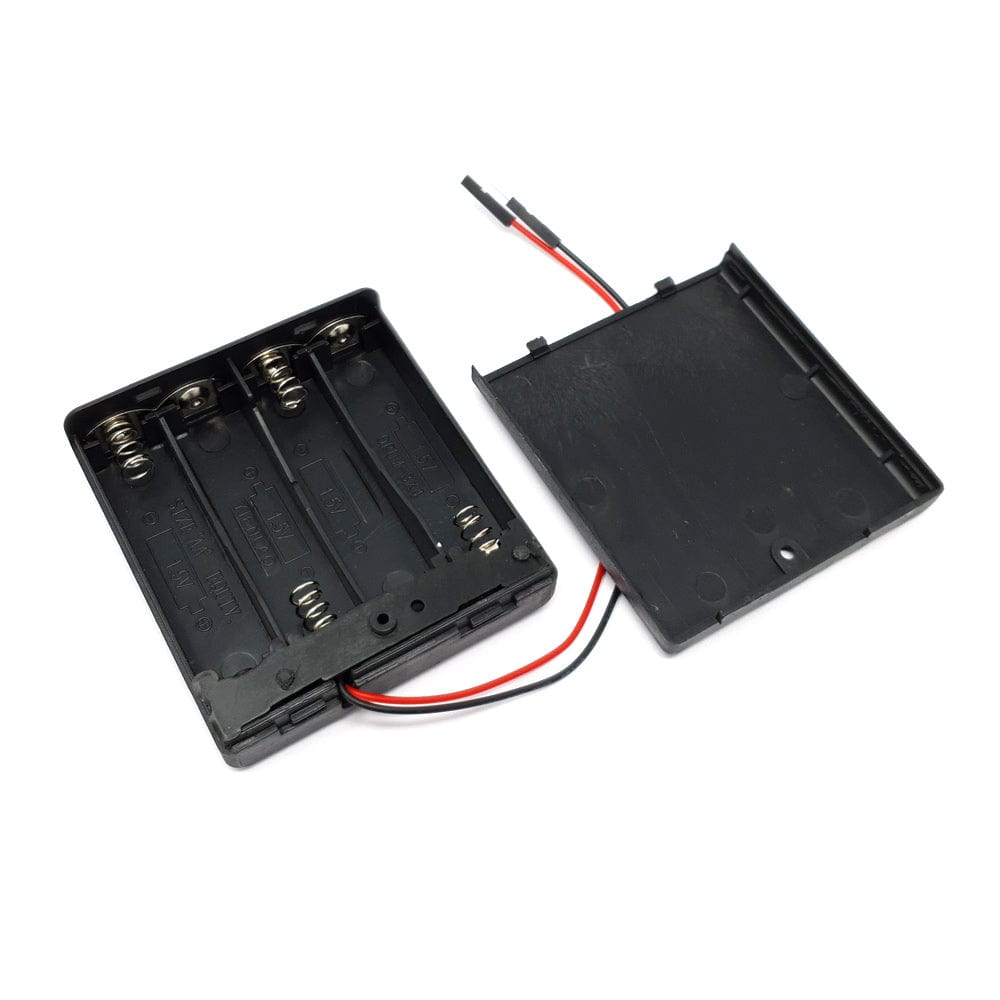 4 x AA Battery Holder with On/Off Switch by The Pi Hut - The Pi Hut