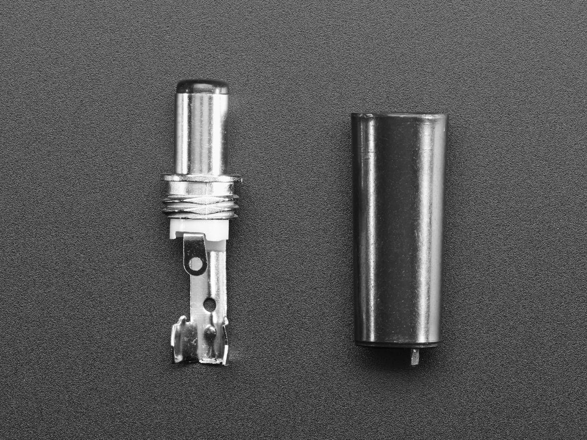 5.5 / 2.1mm Barrel Connector - DC Power Plug by The Pi Hut - The Pi Hut