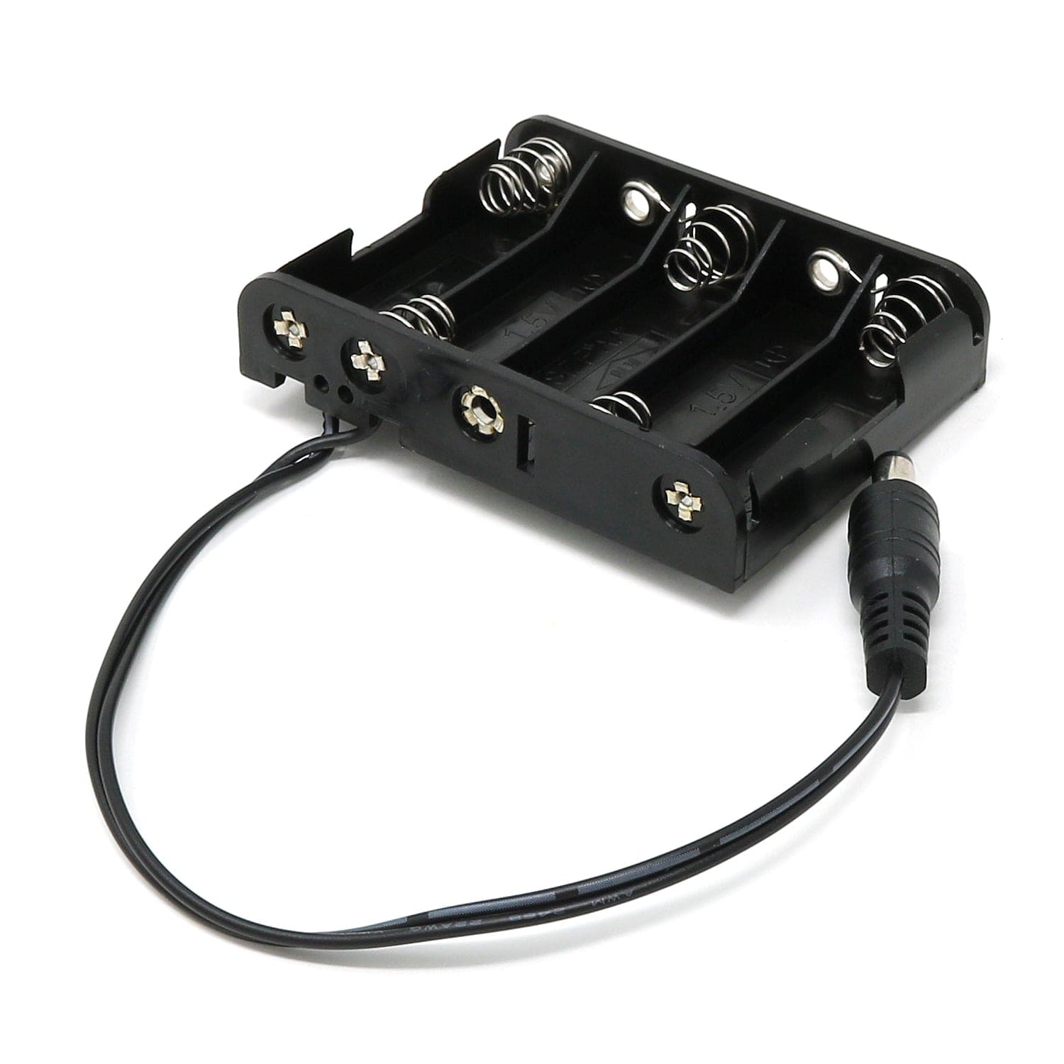 5 x AA Battery Holder with 2.1mm DC Jack by The Pi Hut - The Pi Hut
