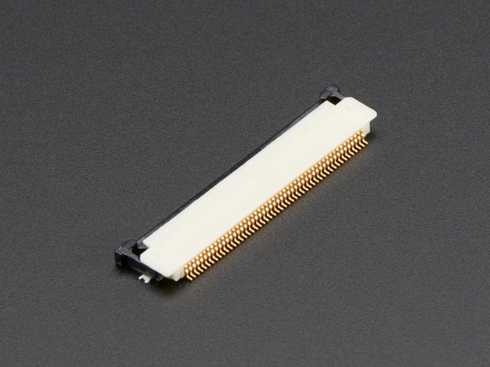 50-pin 0.5mm pitch top-contact FPC SMT Connector by The Pi Hut - The Pi Hut