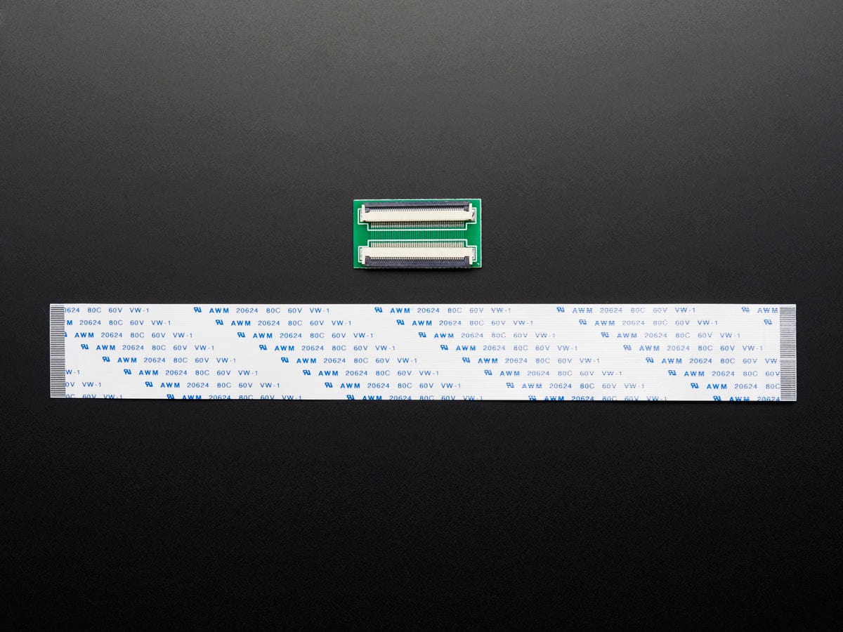 50-pin FPC Extension Board + 200mm Cable by Adafruit - The Pi Hut