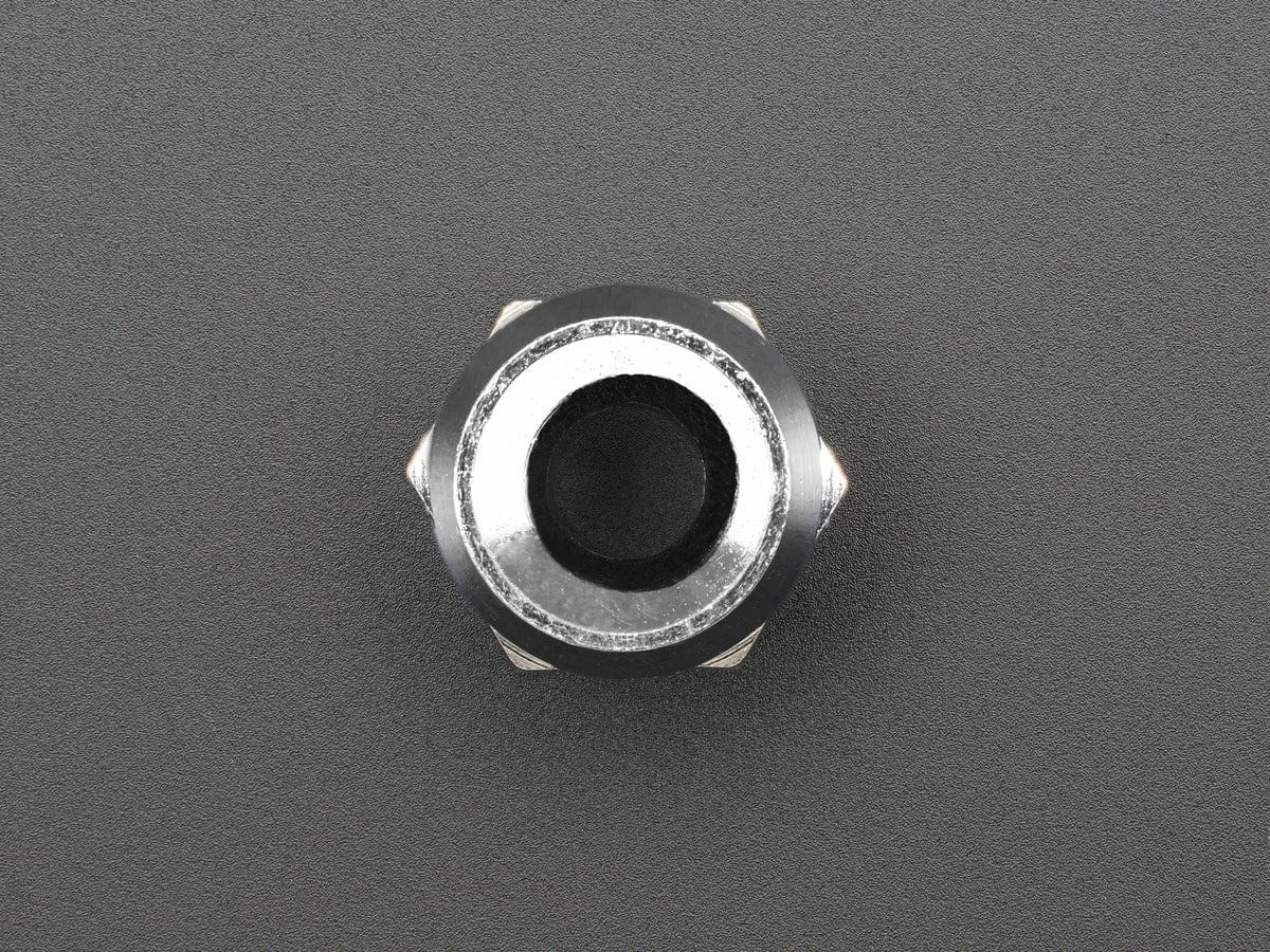 5mm Chromed Metal Wide Concave Bevel LED Holder - Pack of 5 by The Pi Hut - The Pi Hut