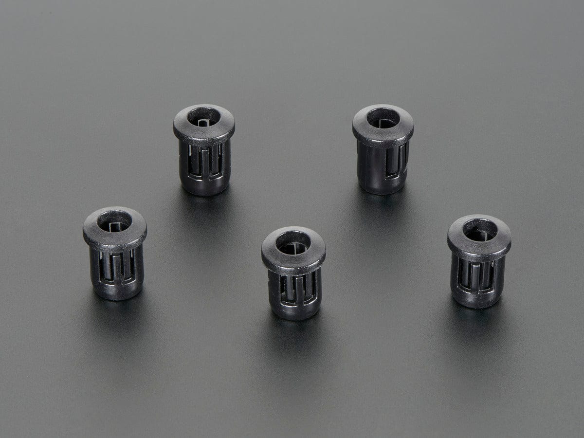 5mm Plastic Bevel LED Holder - Pack of 5 by The Pi Hut - The Pi Hut