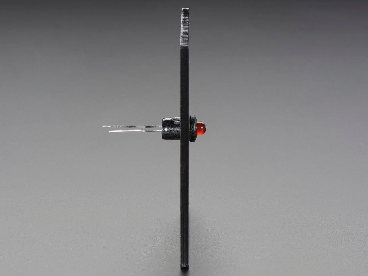 5mm Plastic Bevel LED Holder - Pack of 5 by The Pi Hut - The Pi Hut