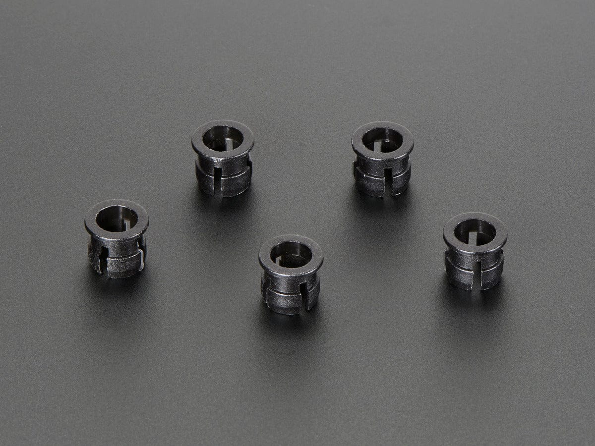 5mm Plastic Flat LED Holder - Pack of 5 by The Pi Hut - The Pi Hut