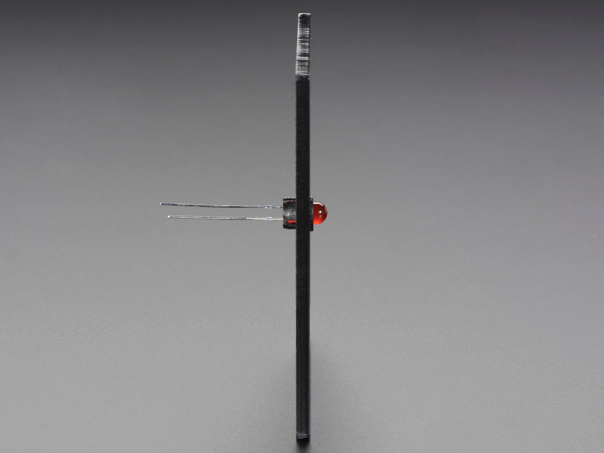 5mm Plastic Flat LED Holder - Pack of 5 by The Pi Hut - The Pi Hut