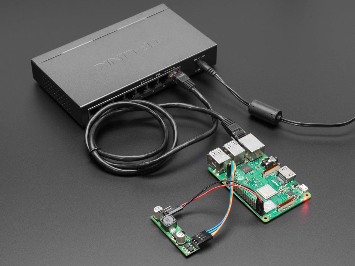 5V 1.5A Output PoE Module for Raspberry Pi 3 B+ by The Pi Hut - The Pi Hut