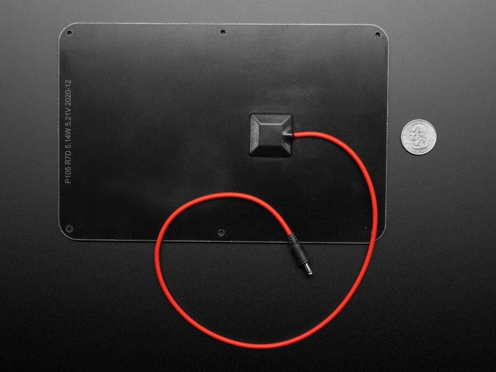 5V 5W Solar Panel - ETFE (Voltaic P105) by Voltaic Systems - The Pi Hut