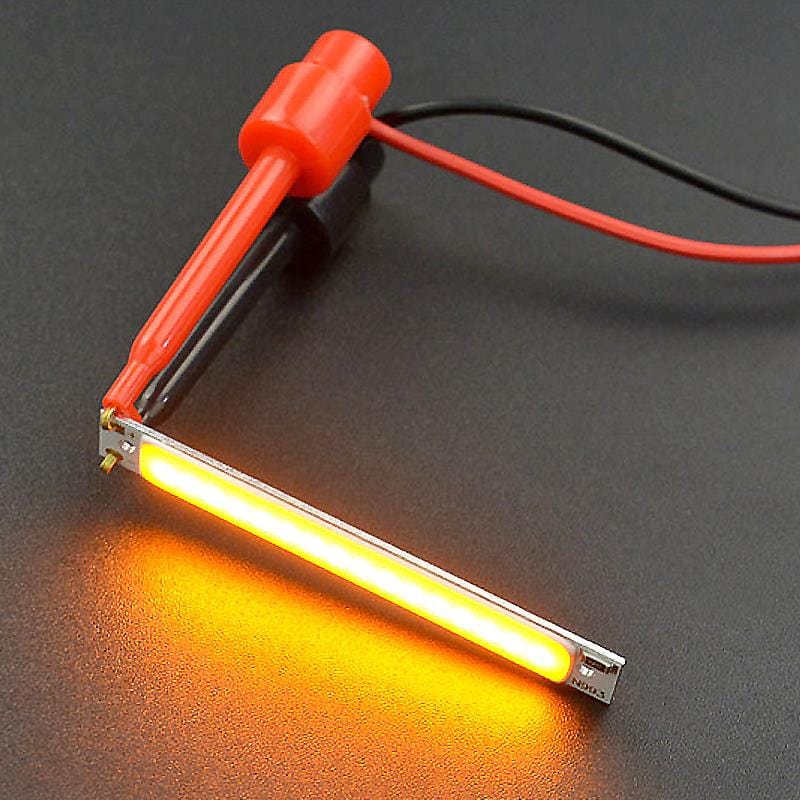 5V COB LED Strip Light - Yellow - The Pi Hut