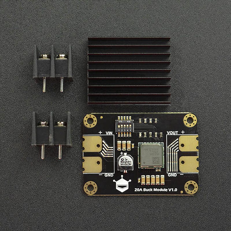 60W Adjustable DC-DC Buck Converter Module by DFRobot - The Pi Hut