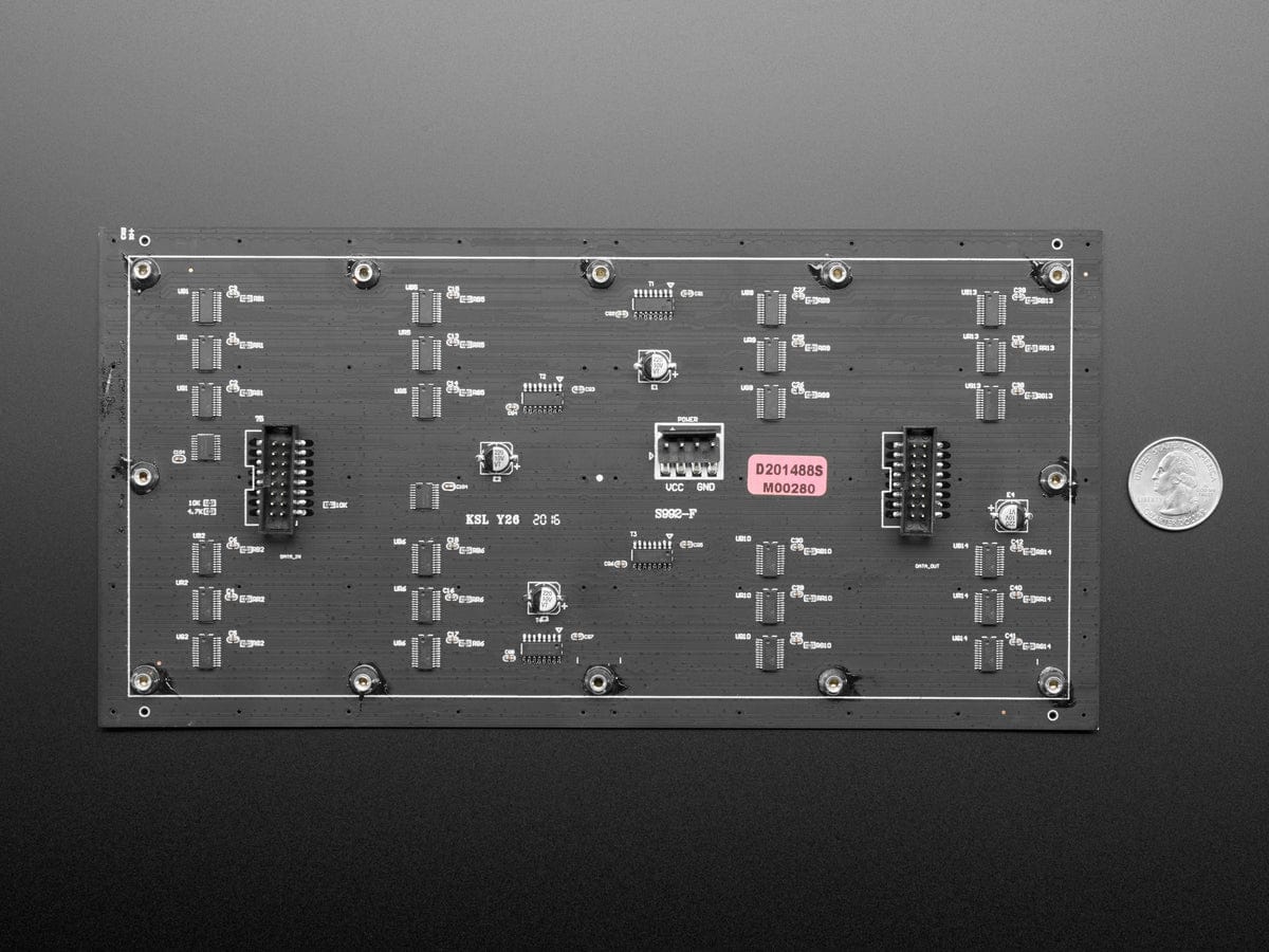 64x32 Flexible RGB LED Matrix - 4mm Pitch by The Pi Hut - The Pi Hut