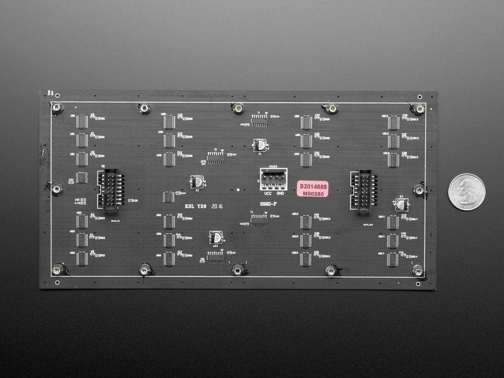 64x32 Flexible RGB LED Matrix - 4mm Pitch by The Pi Hut - The Pi Hut