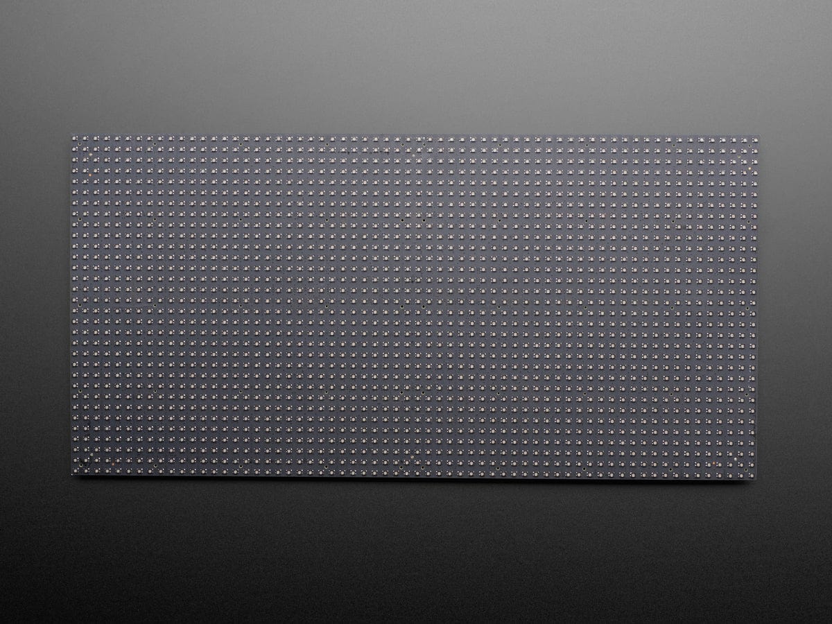 64x32 Flexible RGB LED Matrix - 5mm Pitch by The Pi Hut - The Pi Hut