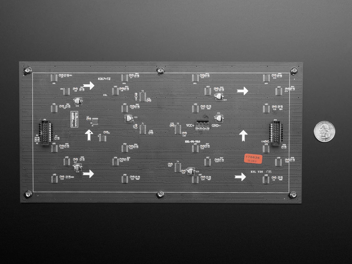 64x32 Flexible RGB LED Matrix - 5mm Pitch by The Pi Hut - The Pi Hut