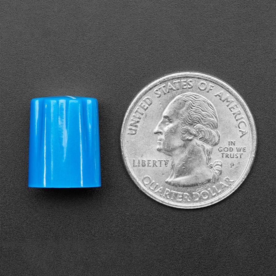 Blue Micro Potentiometer Knob - 4 pack by The Pi Hut - The Pi Hut