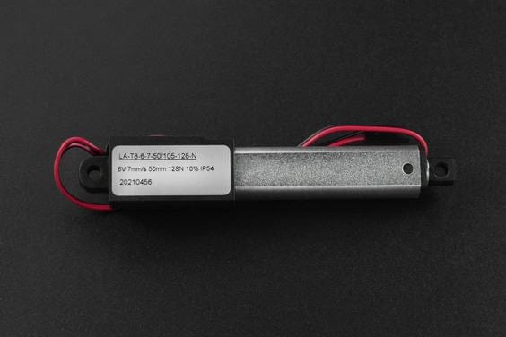 6V Electric Push Rod 50mm-128N by The Pi Hut - The Pi Hut