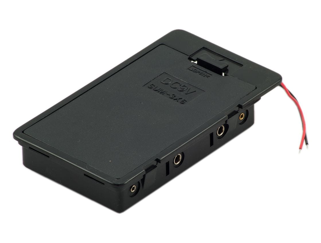 Panel Mount Battery Box 6x AA (9V) by The Pi Hut - The Pi Hut
