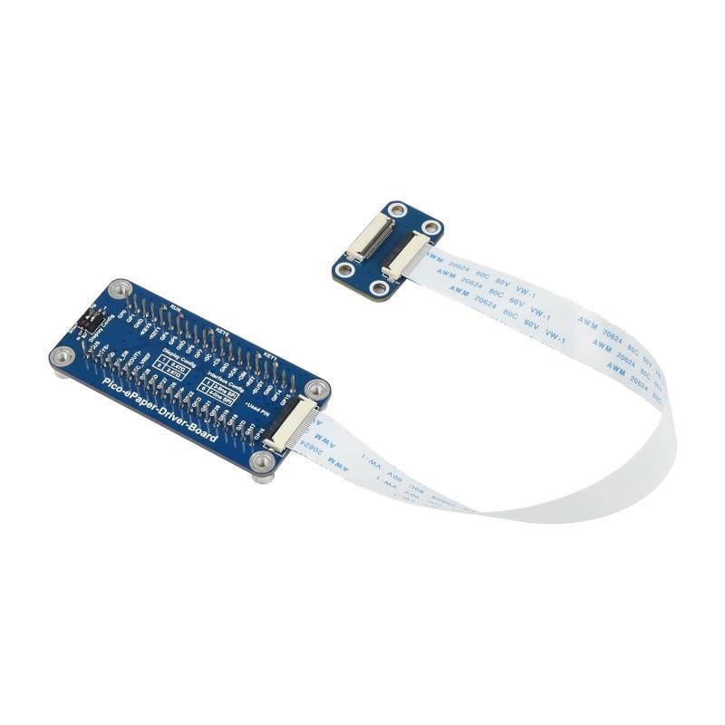 7.5" E-Paper Display Module for Raspberry Pi Pico (Black/White) (800×480) by Waveshare - The Pi Hut