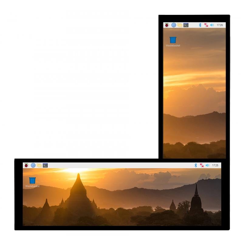 7.9" IPS Capacitive Touchscreen (400x1280) by Waveshare - The Pi Hut