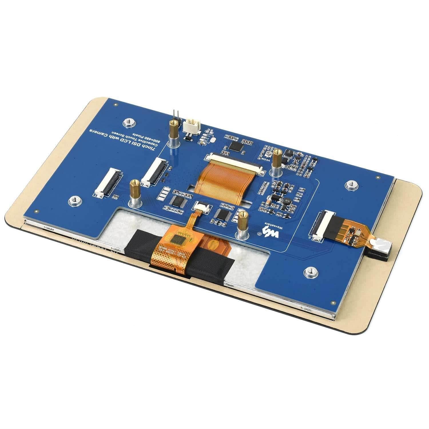 7" DSI Capacitive Touch Display with 5MP Camera for Raspberry Pi (800x480) - The Pi Hut