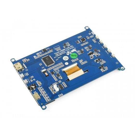 7" IPS Capacitive HDMI Touch Screen LCD (1024×600) by Waveshare - The Pi Hut