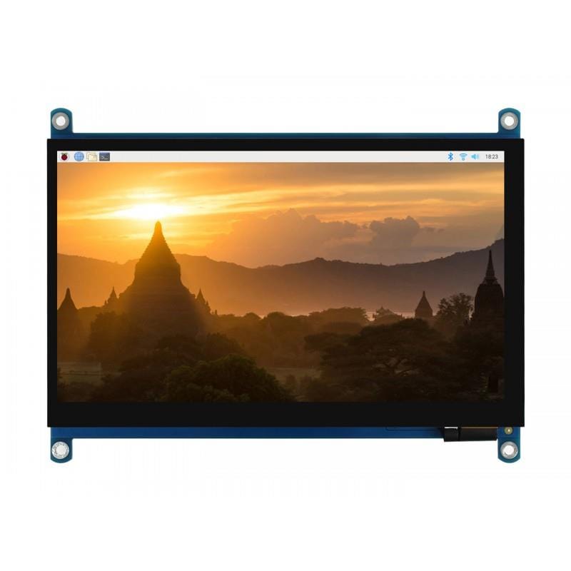 7" QLED IPS Capacitive Touch Display (1024x600) by Waveshare - The Pi Hut