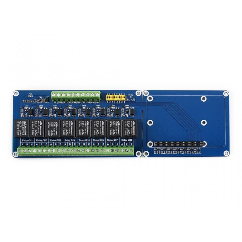 8-Channel Relay Expansion Board for Raspberry Pi by Waveshare - The Pi Hut