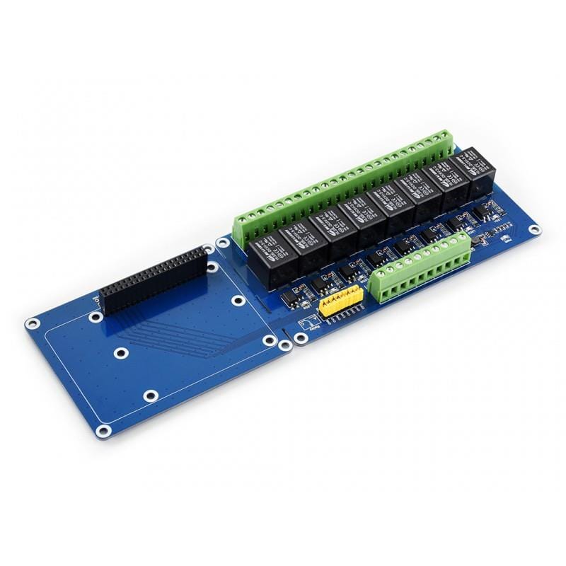 8-Channel Relay Expansion Board for Raspberry Pi by Waveshare - The Pi Hut