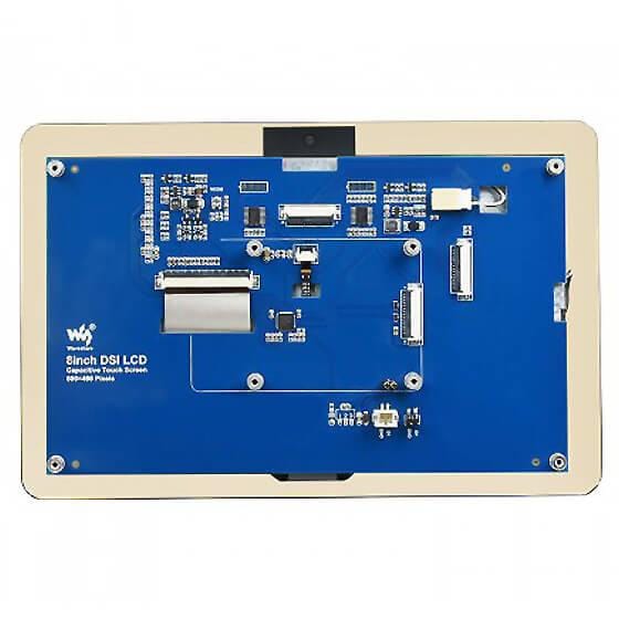 8" DSI Capacitive Touch Display for Raspberry Pi (800x480) by Waveshare - The Pi Hut