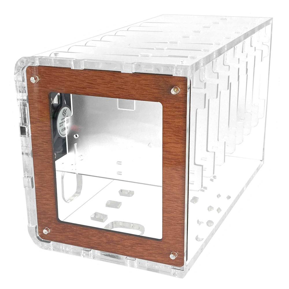 8-Slot Cloudlet Cluster Case by C4 Labs - The Pi Hut