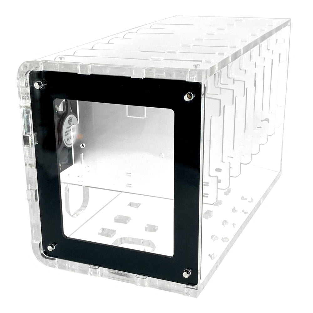 8-Slot Cloudlet Cluster Case by C4 Labs - The Pi Hut