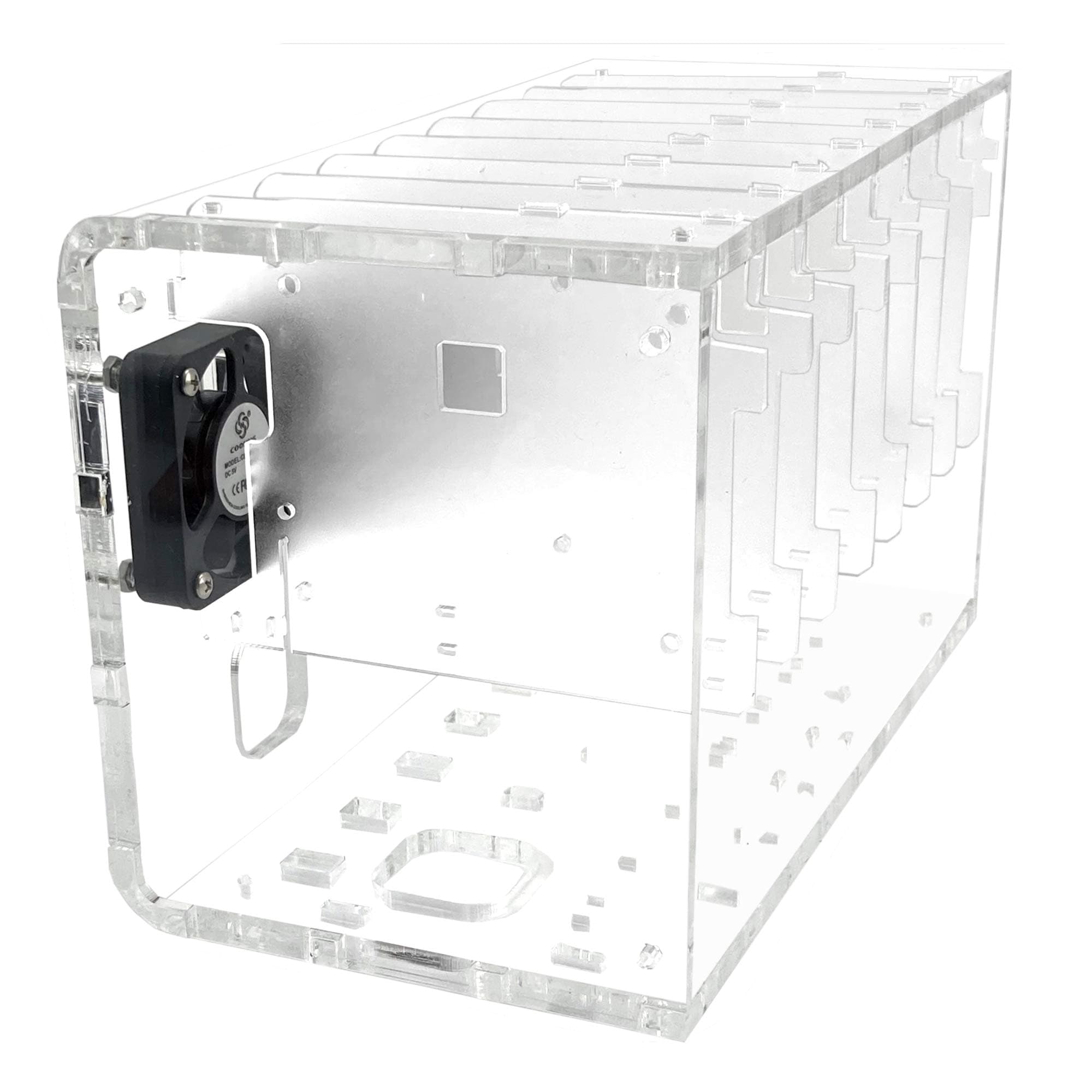 8-Slot Cloudlet Cluster Case by C4 Labs - The Pi Hut