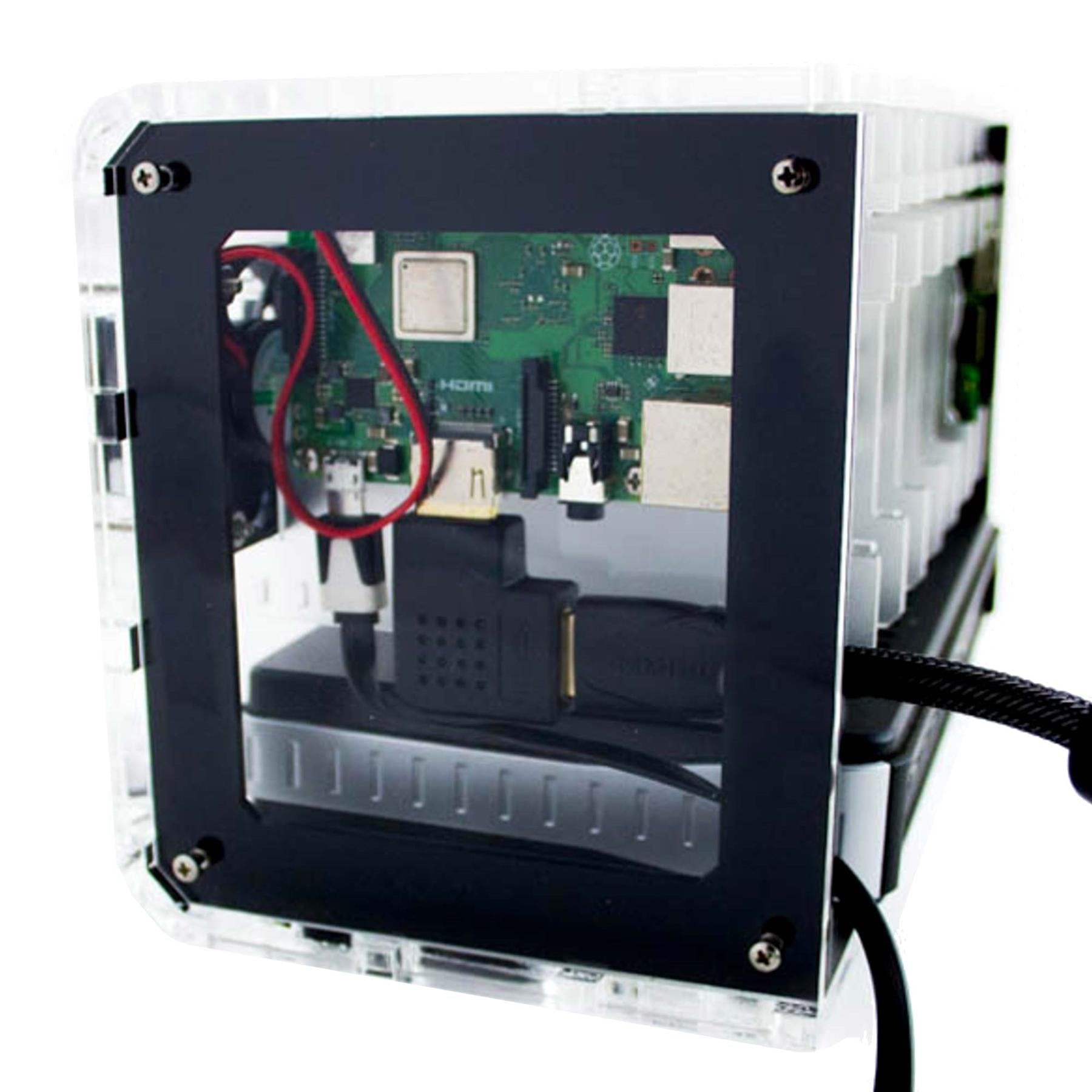 8-Slot Cloudlet Cluster Case by C4 Labs - The Pi Hut