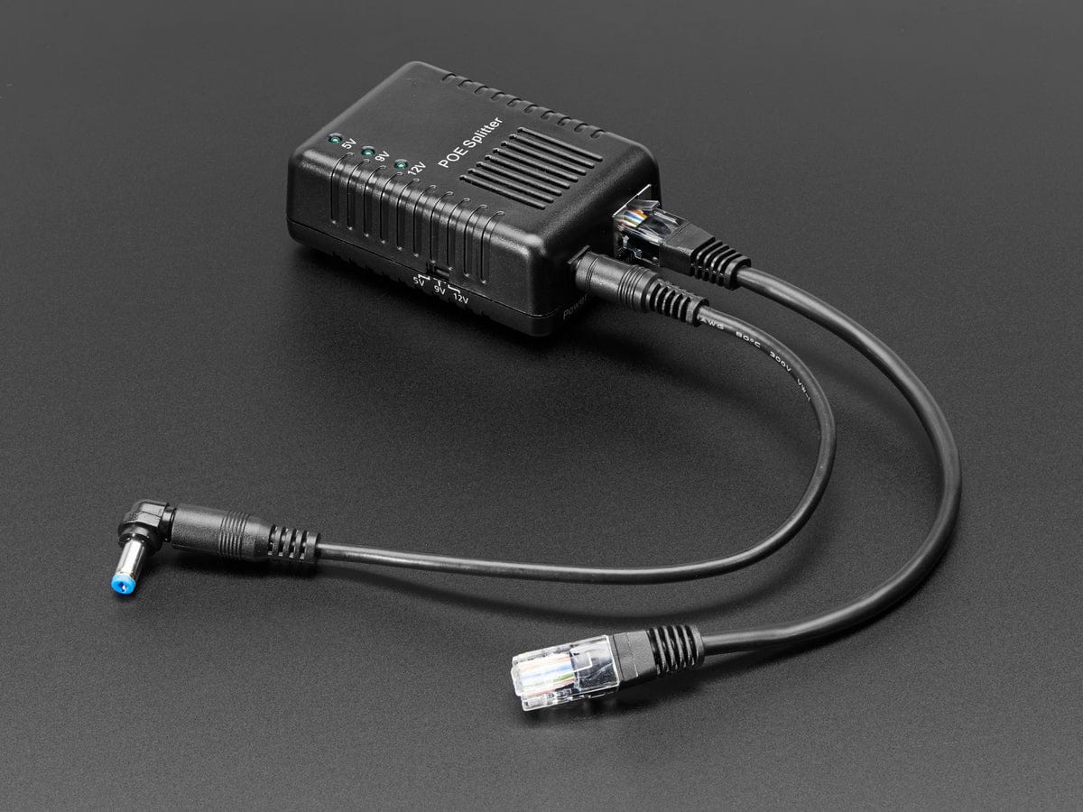 802.3af PoE Output Data & Power Splitter - 5/9/12V by The Pi Hut - The Pi Hut