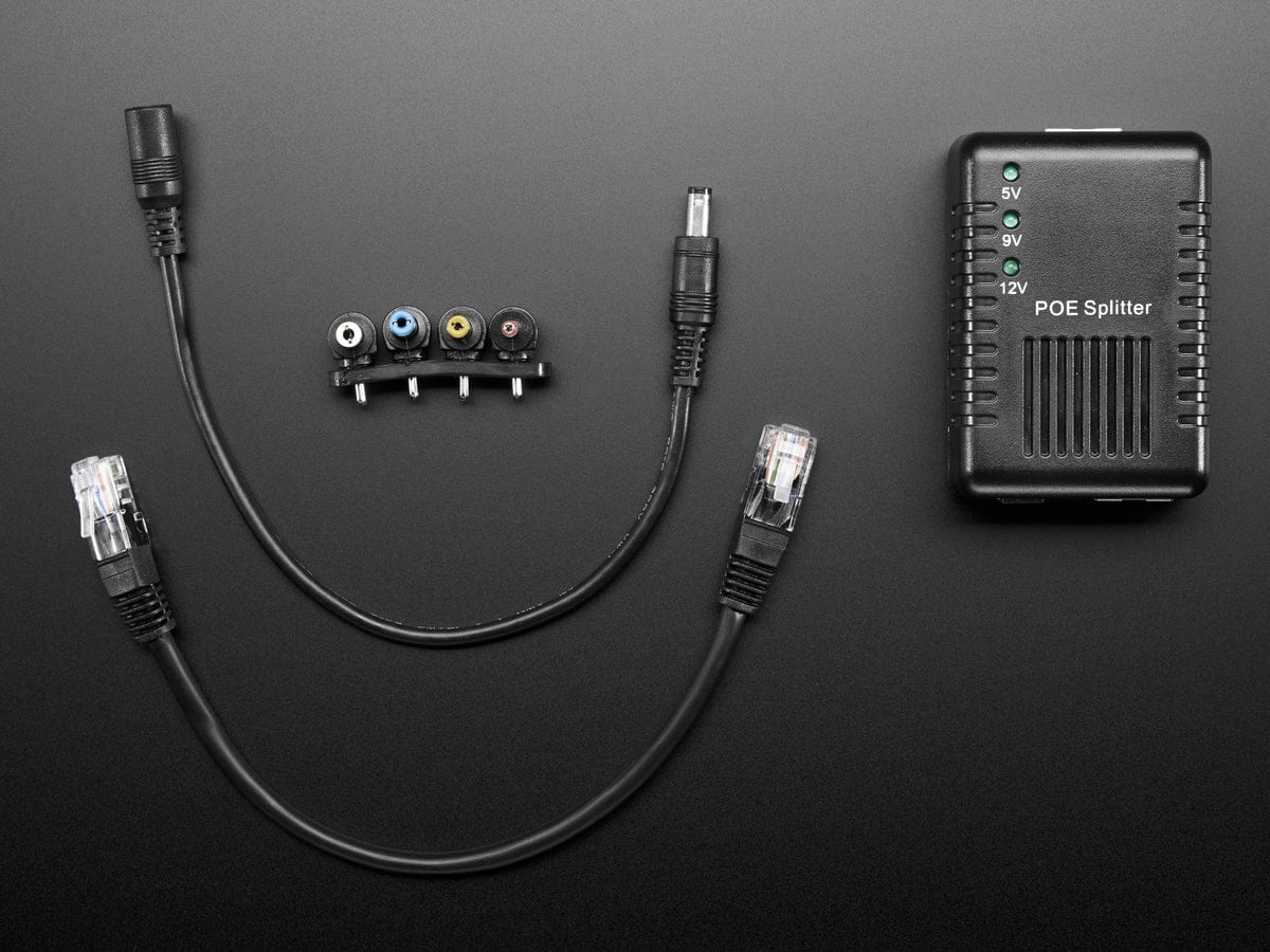 802.3af PoE Output Data & Power Splitter - 5/9/12V by The Pi Hut - The Pi Hut