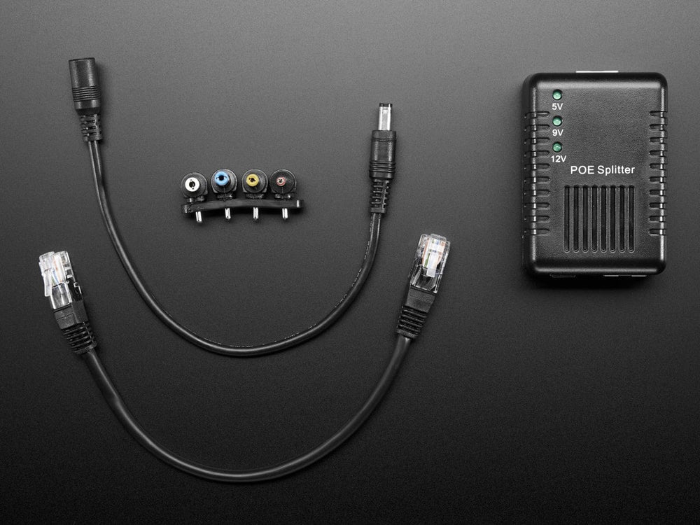 802.3af PoE Output Data & Power Splitter - 5/9/12V by The Pi Hut - The Pi Hut